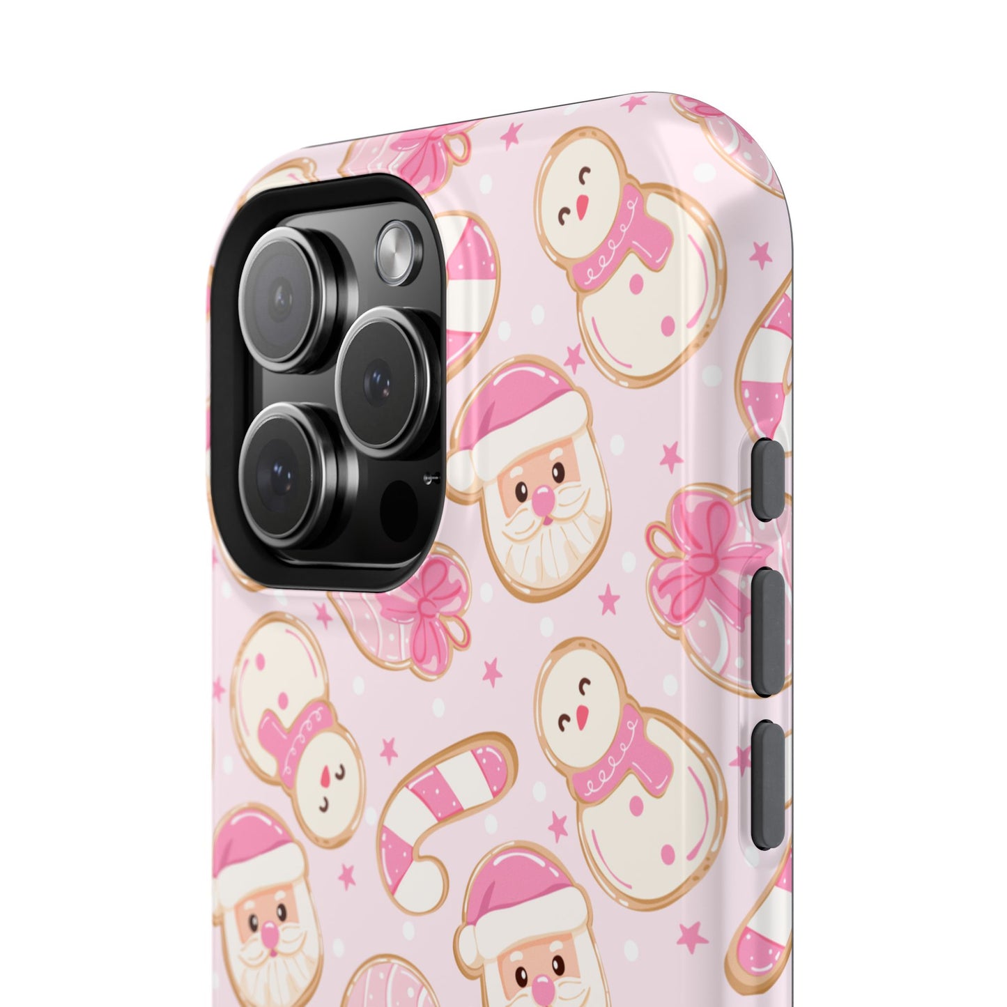 Pink Christmas Cookies iPhone Case - MagSafe