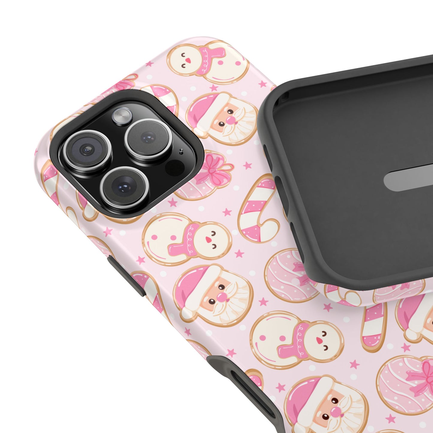 Pink Christmas Cookies iPhone Case - MagSafe