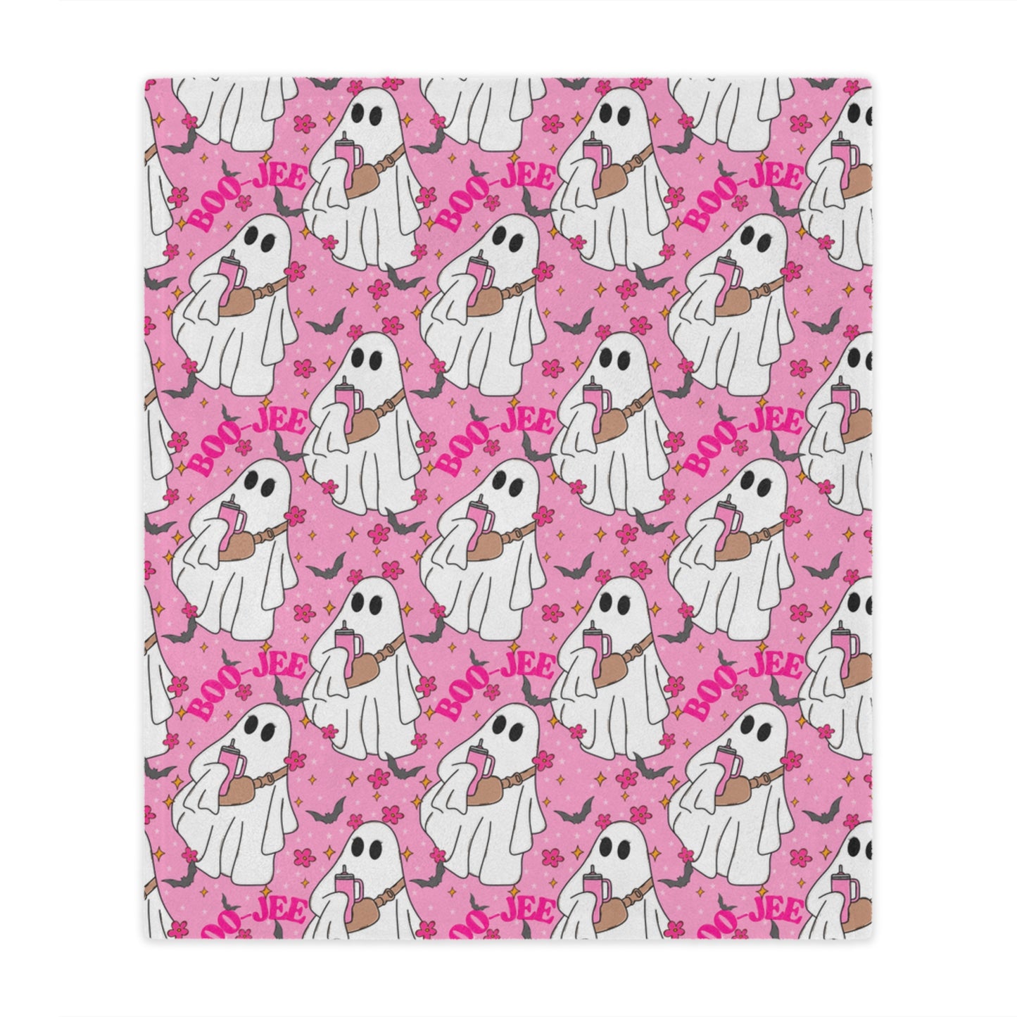 Boojee Ghost Minky Polyester Blanket