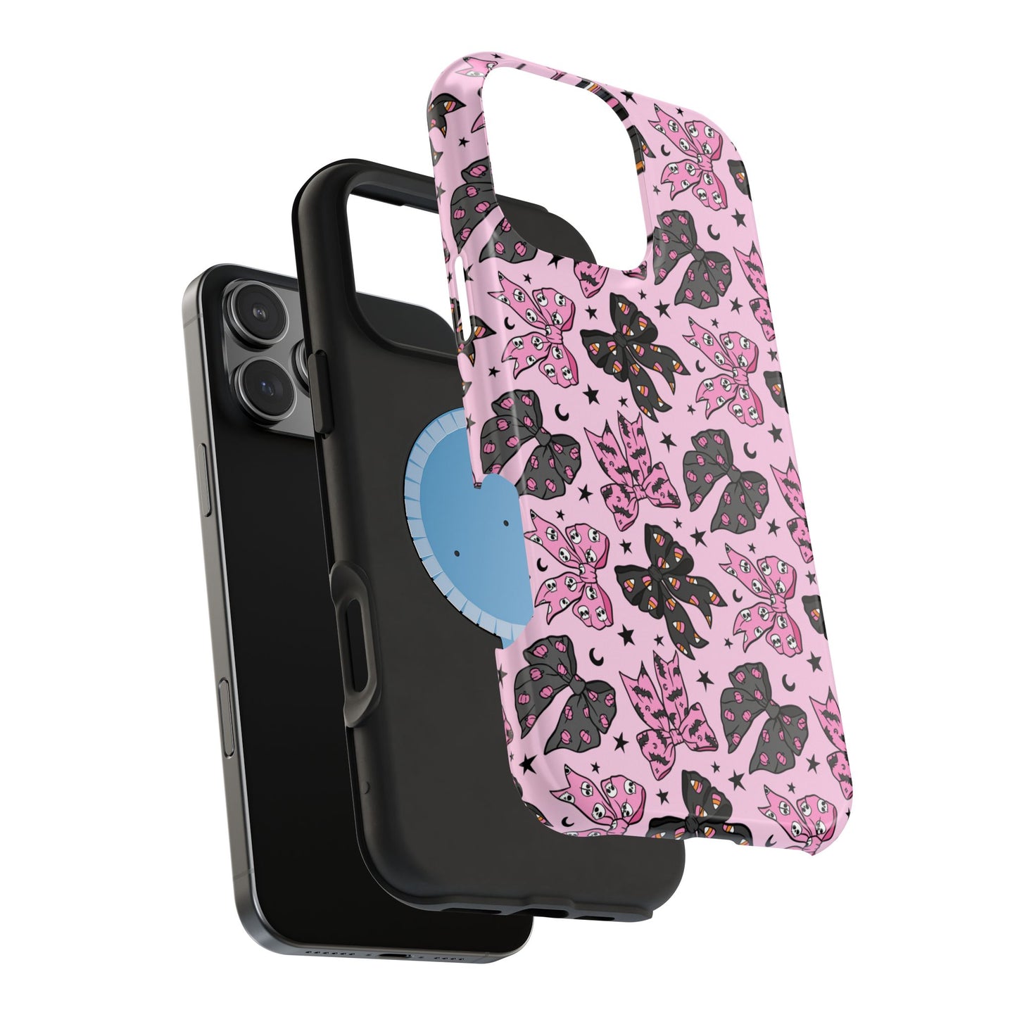 Pink Halloween Bows iPhone Case - MagSafe