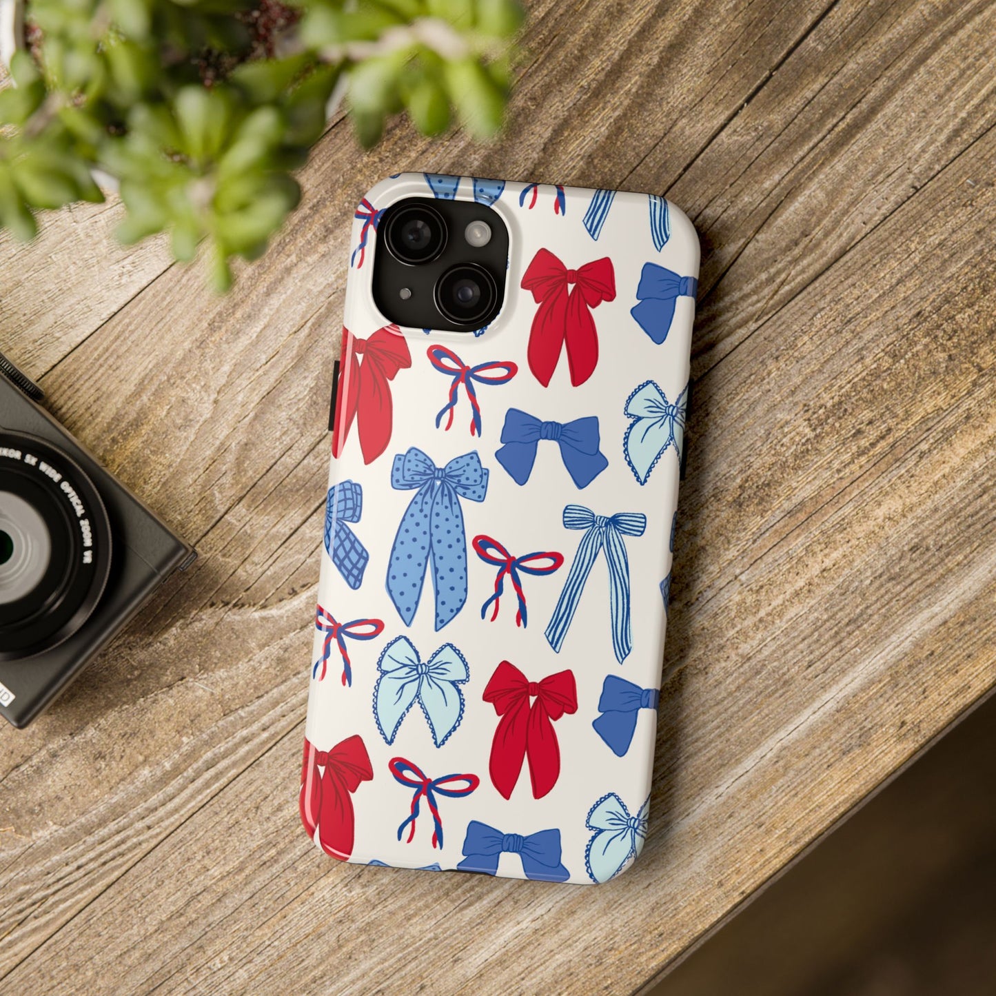Red White & Bowjee iPhone Case - Regular