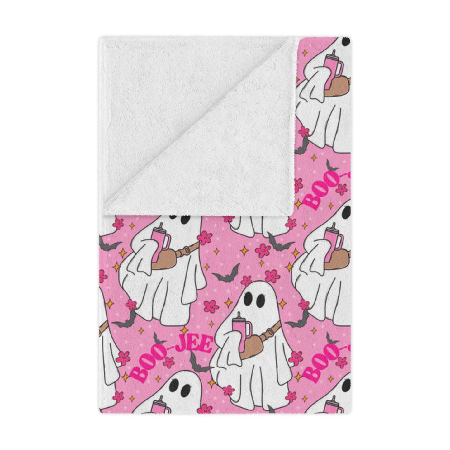 Boojee Ghost Minky Polyester Blanket
