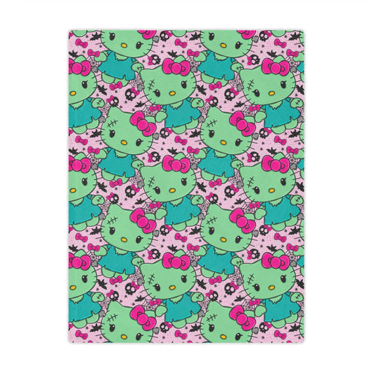 Frankenkitty Minky Polyester Blanket