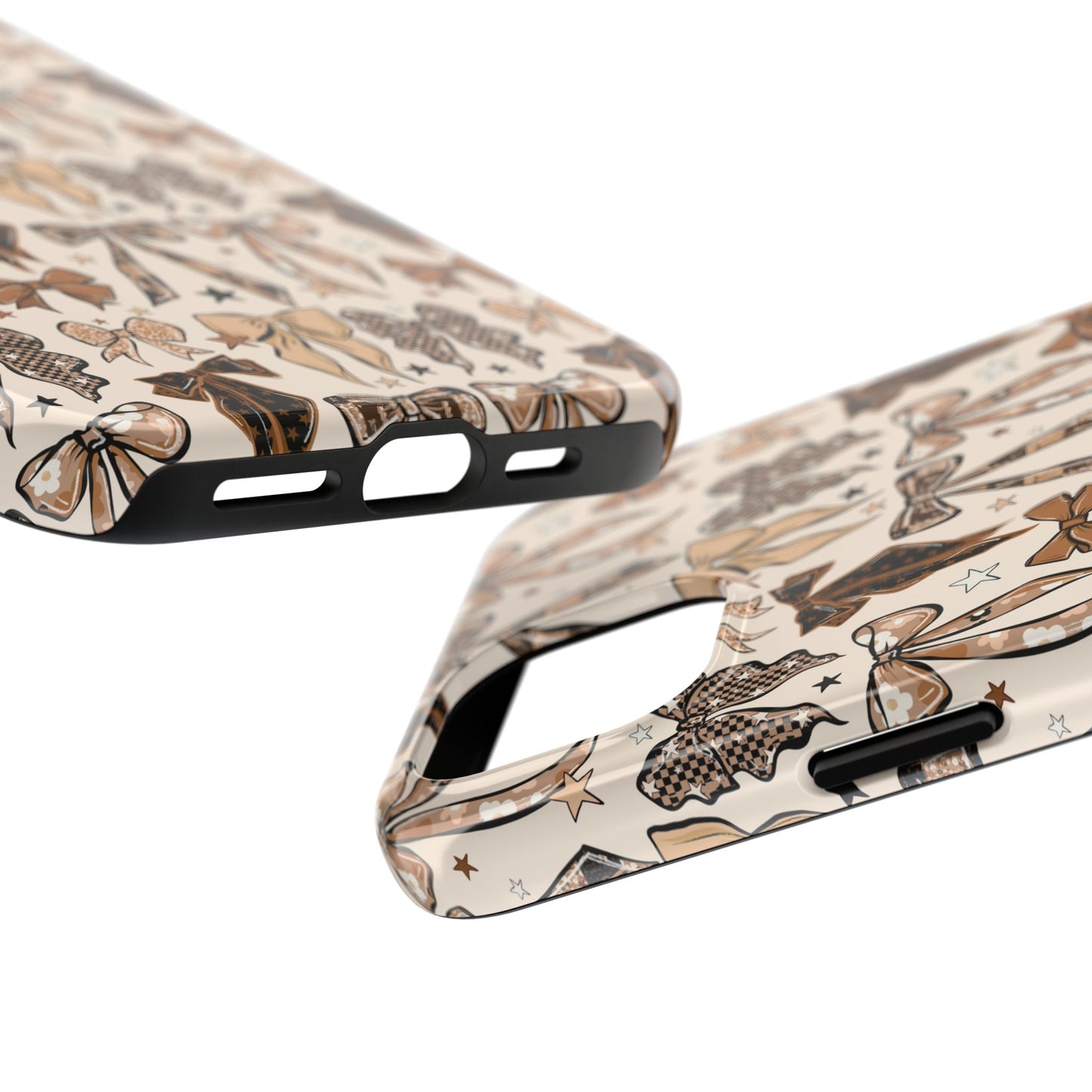 Neutral Bows iPhone Case-Regular