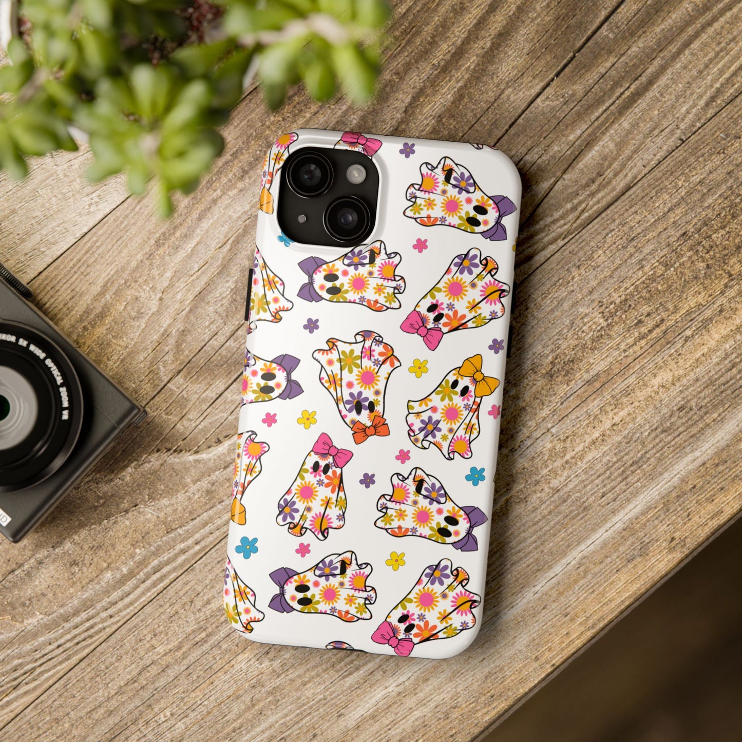 Floral Ghosties iPhone Case - Regular