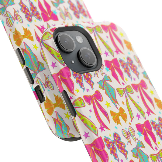 Neon Bows iPhone Case - MagSafe
