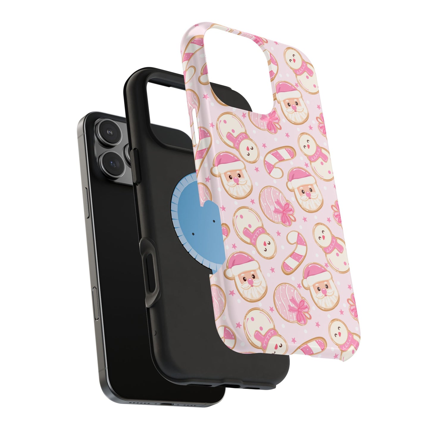 Pink Christmas Cookies iPhone Case - MagSafe