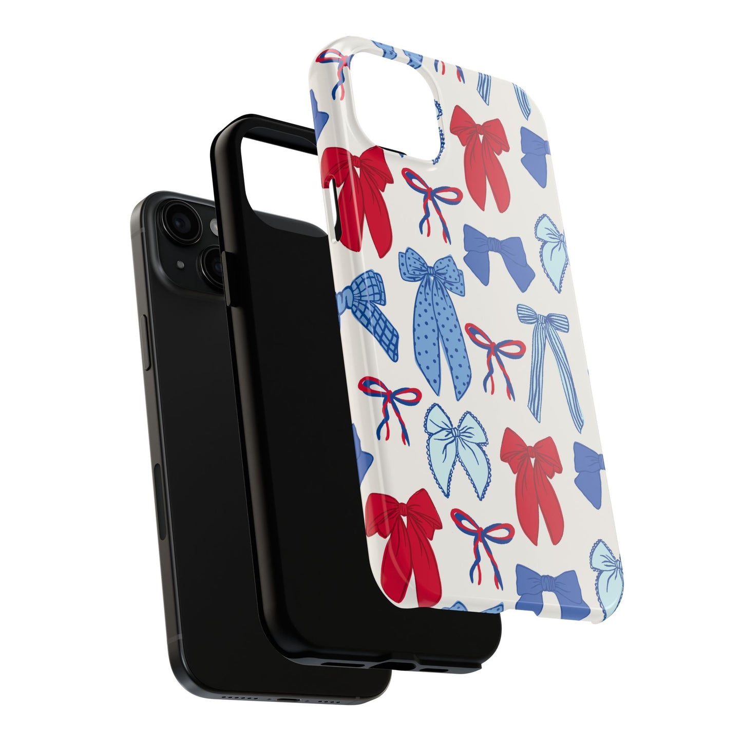 Red White & Bowjee iPhone Case - Regular
