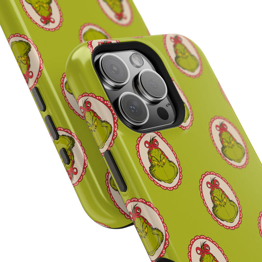Grinch-Themed Magnetic Phone Case