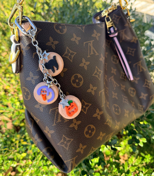 Handmade Halloween Cookies Bag Charm