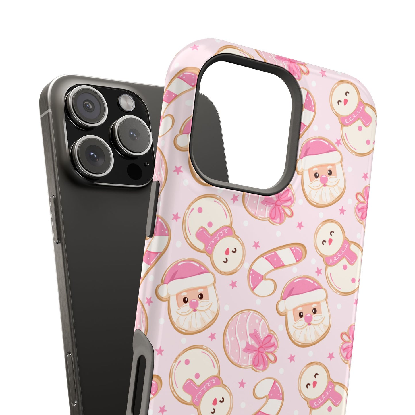 Pink Christmas Cookies iPhone Case - MagSafe