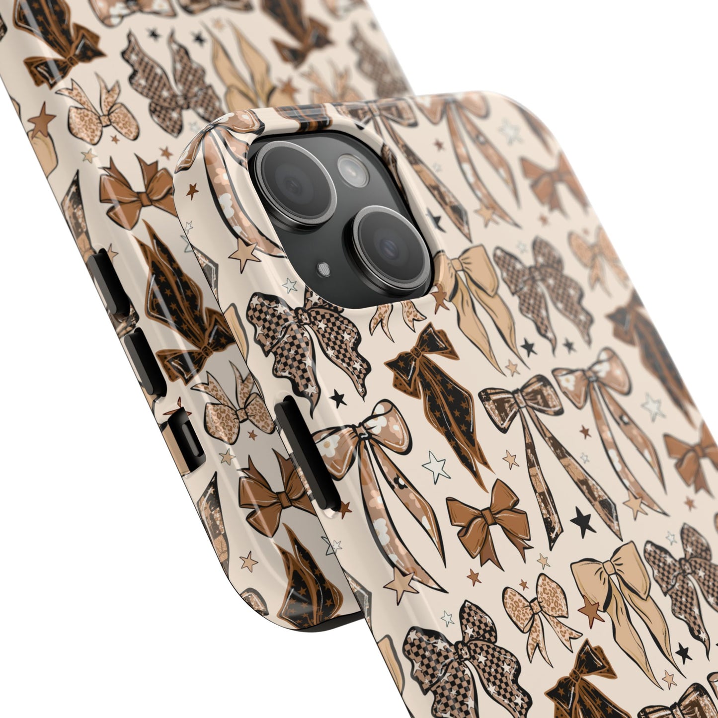 Neutral Bows iPhone Case-Regular