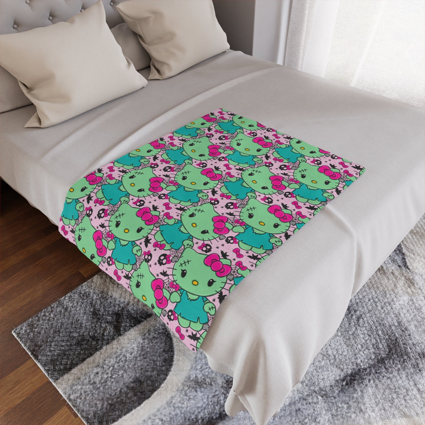 Frankenkitty Minky Polyester Blanket