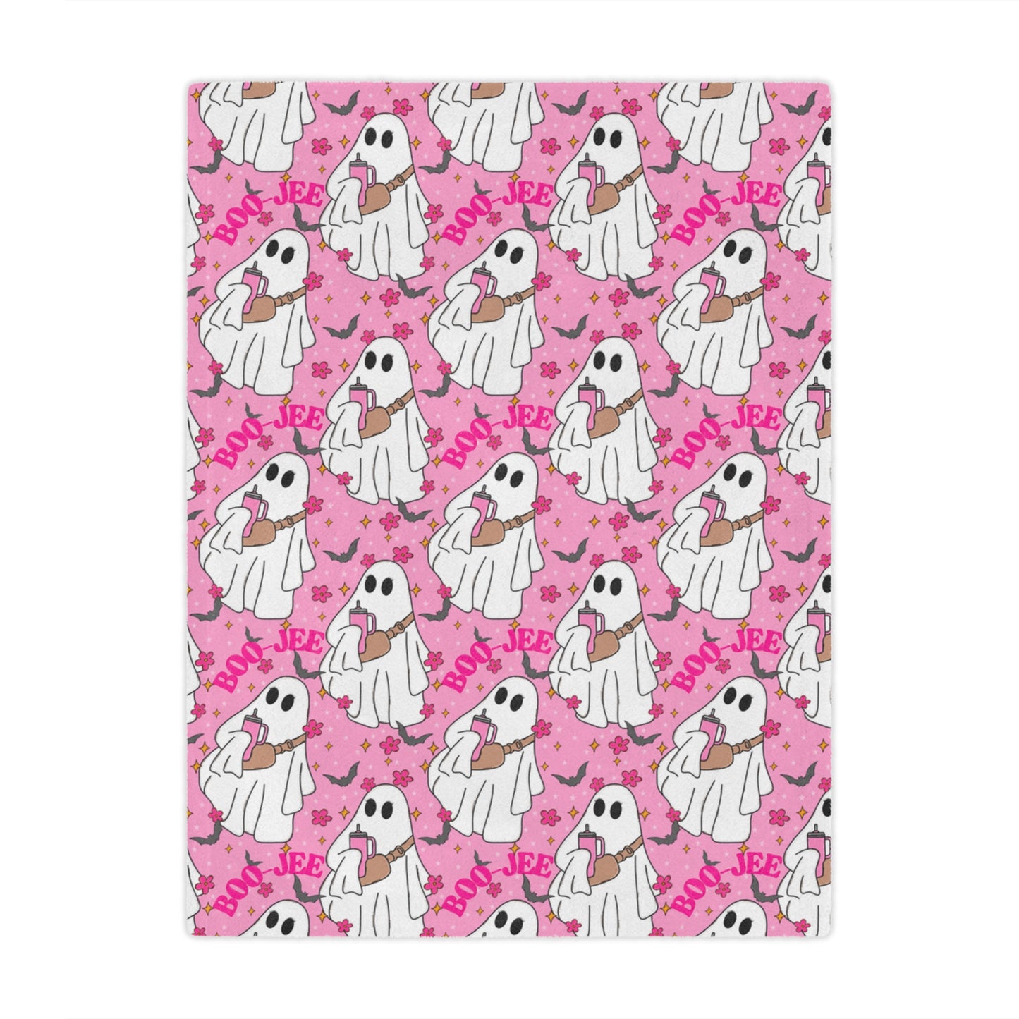 Boojee Ghost Minky Polyester Blanket