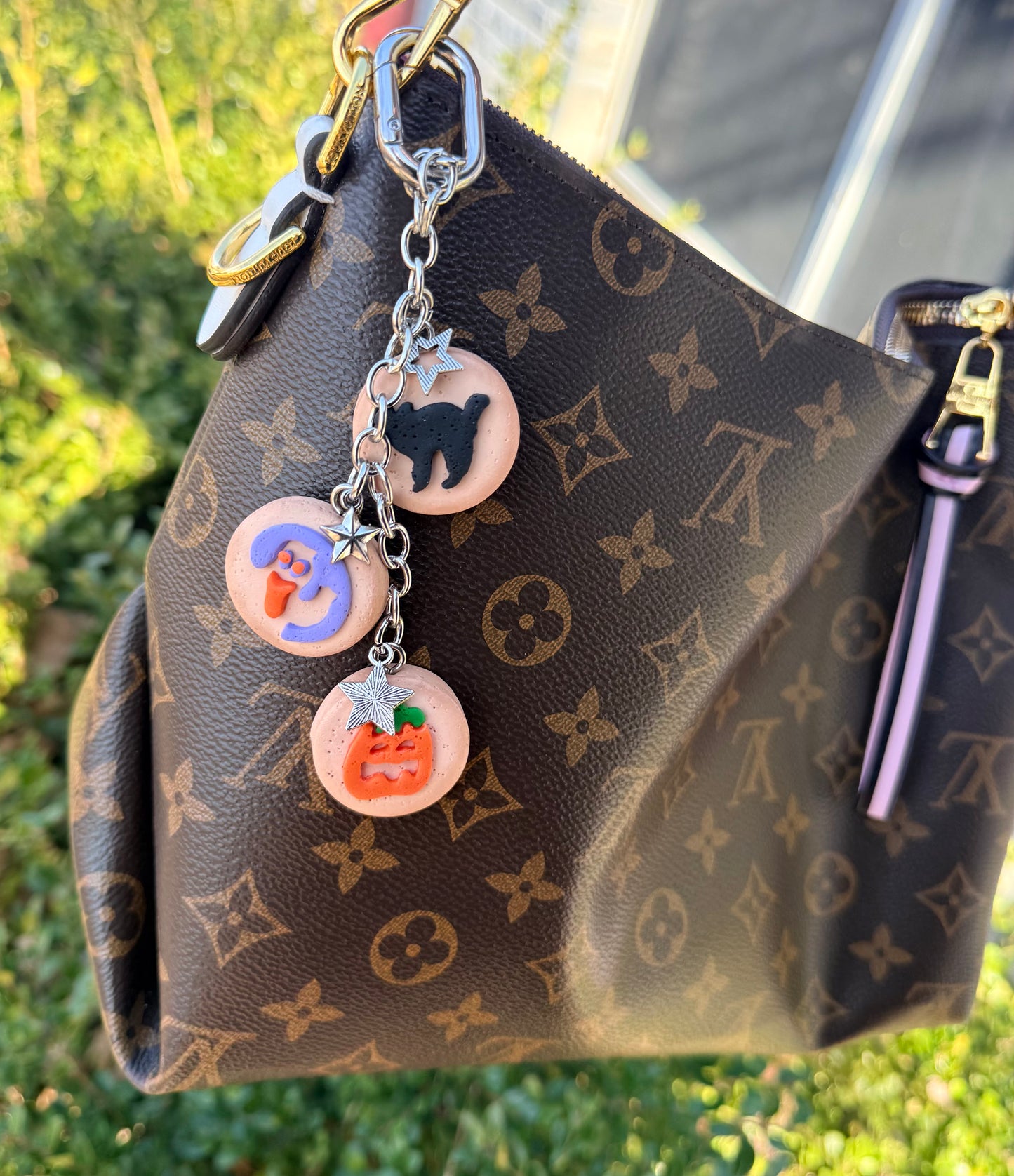 Handmade Halloween Cookies Bag Charm