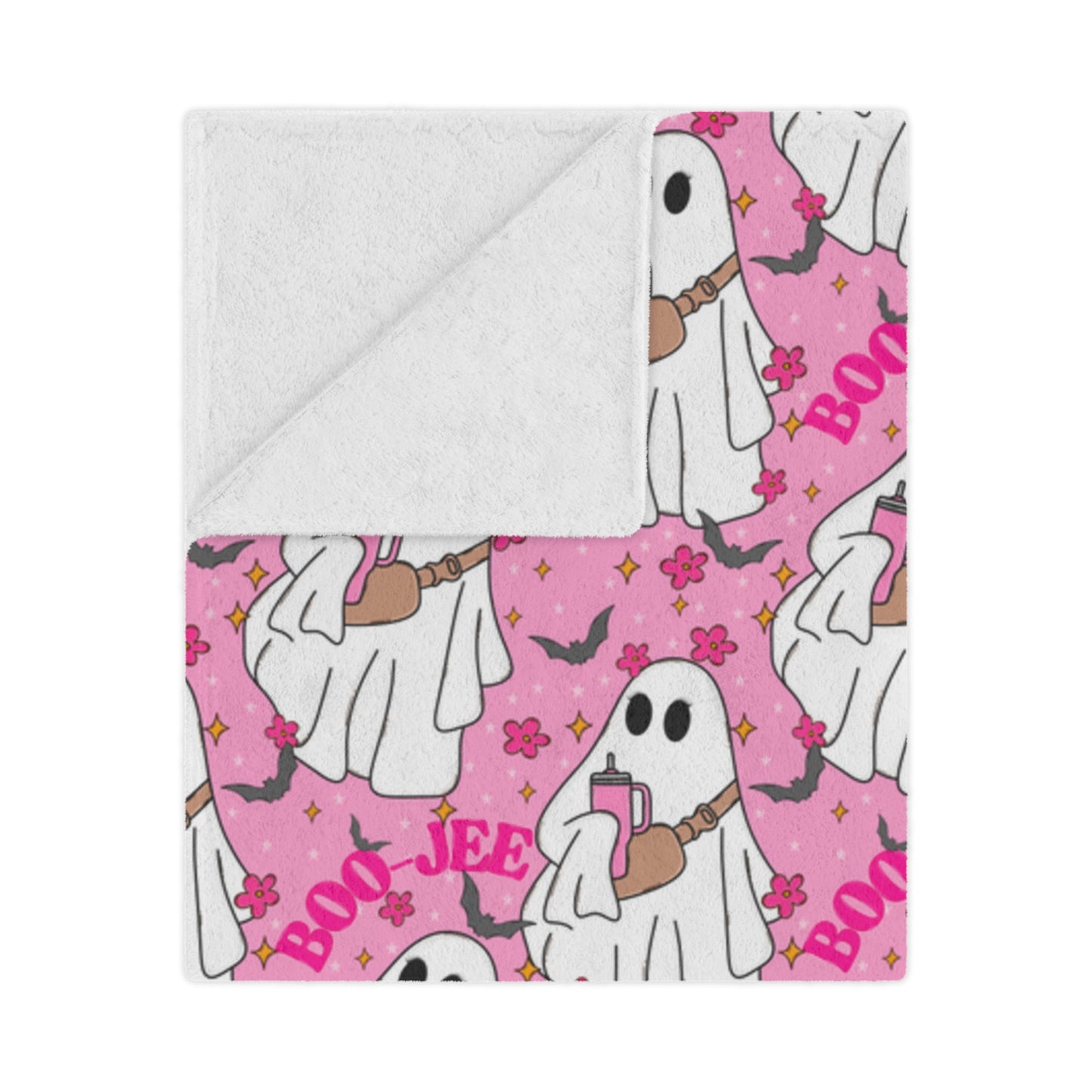 Boojee Ghost Minky Polyester Blanket