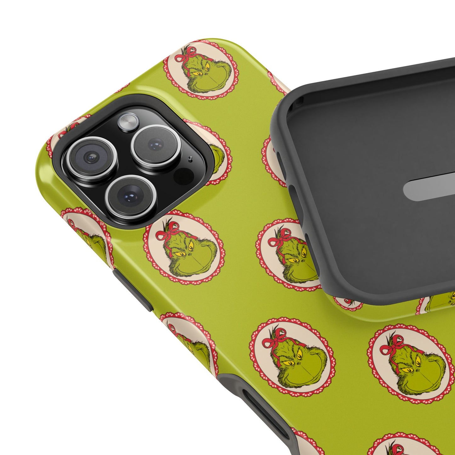 Grinch-Themed Magnetic Phone Case