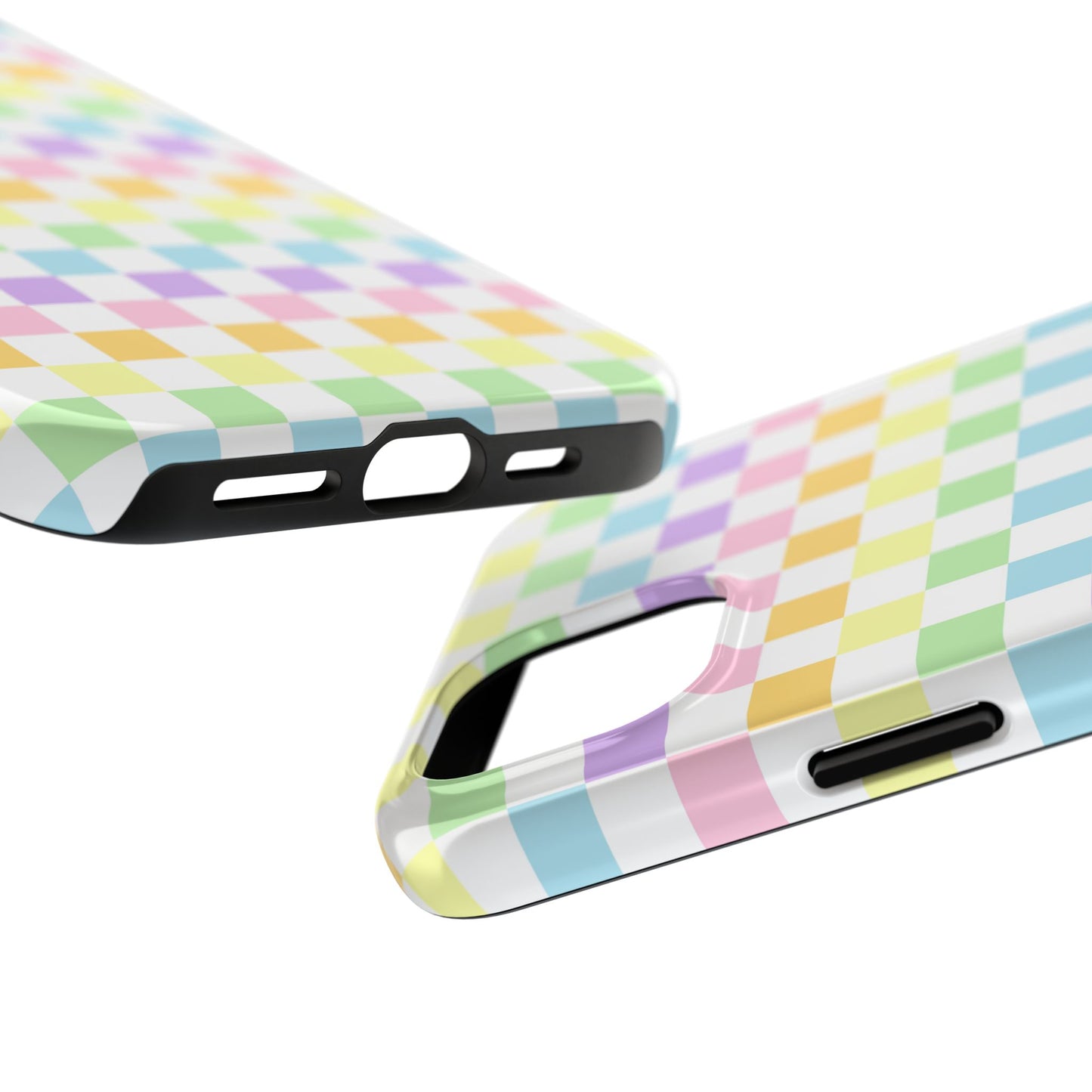 Pastel Checker iPhone Case - Regular