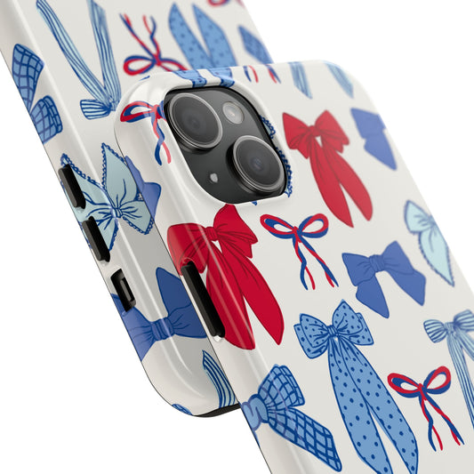 Red White & Bowjee iPhone Case - Regular