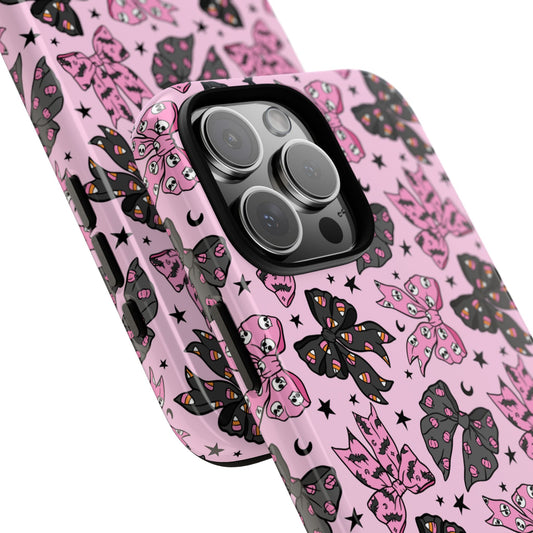 Pink Halloween Bows iPhone Case - Regular