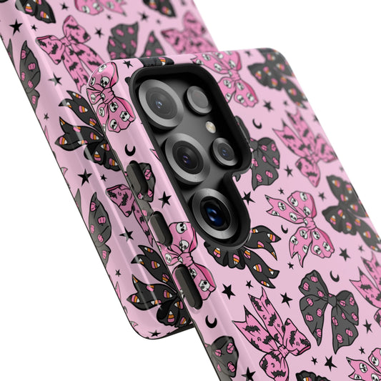 Pink Halloween Bows Samsung Case - Regular