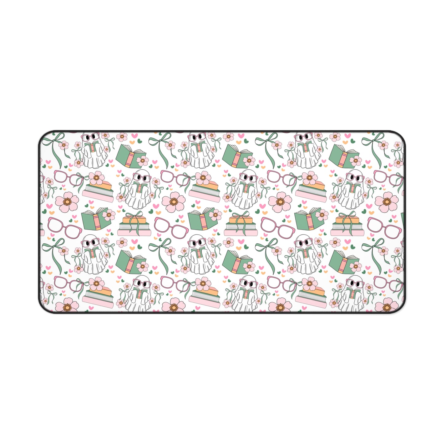 Bookish Ghost Desk Mat