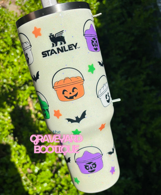 Original Glow In The Dark Halloween Bucket Tumbler