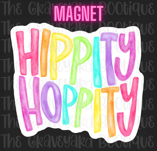 Hippity Hoppity Magnet