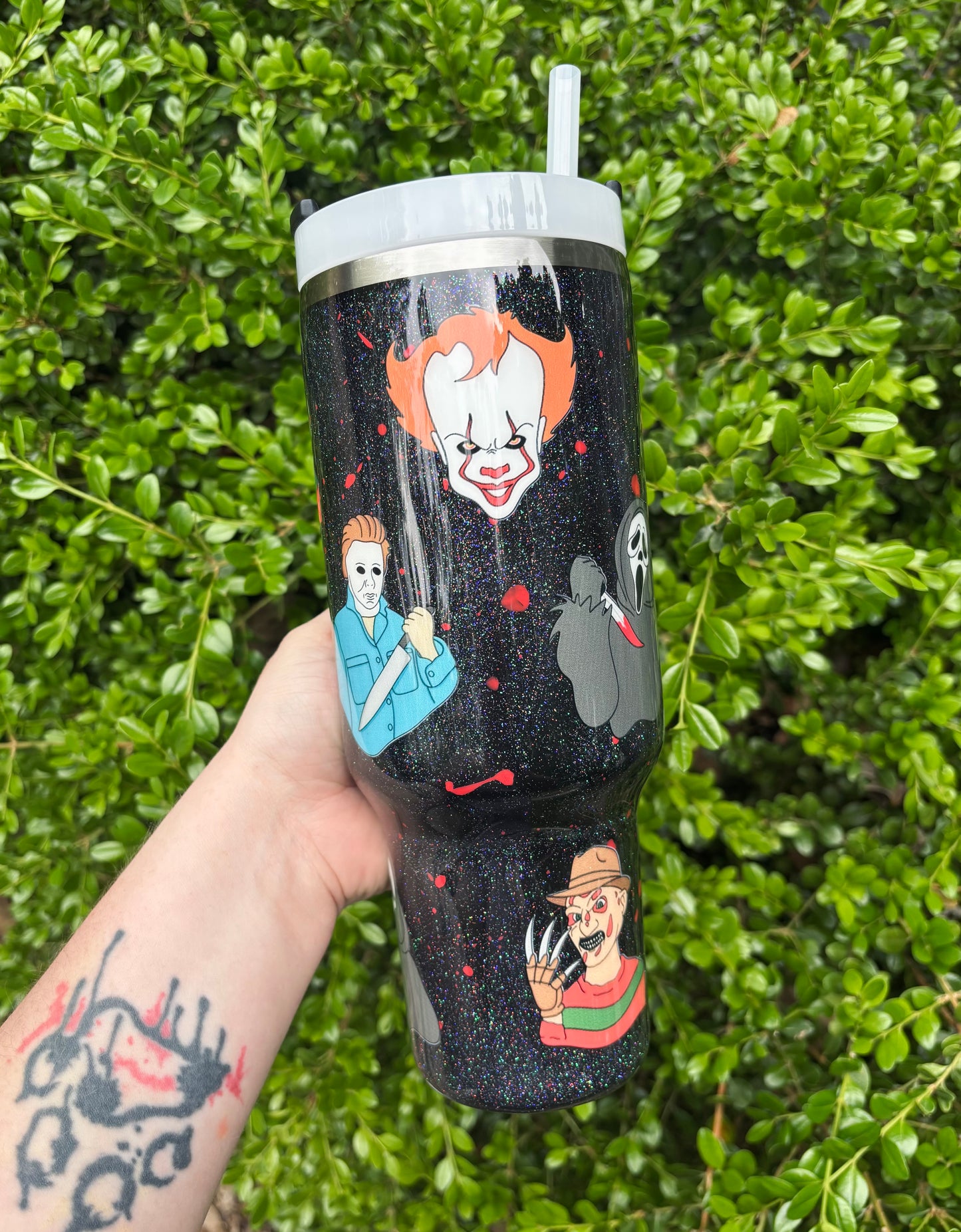 Scary Guys Epoxy Tumbler