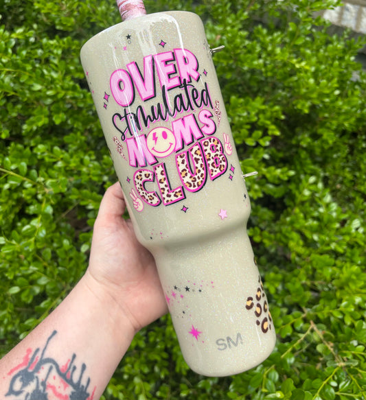 Overstimulated Moms Club Epoxy Tumbler