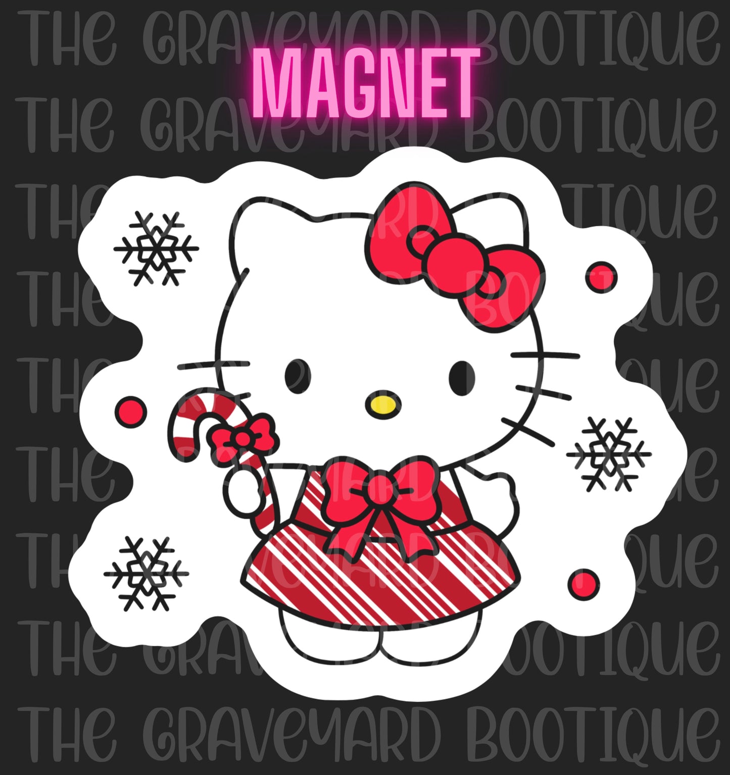 Peppermint Kitty Magnet