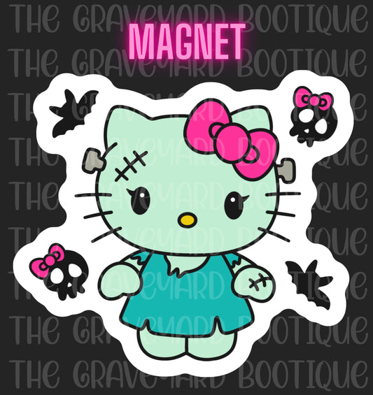 Franken-Kitty Magnet