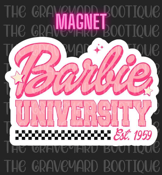 Barb University Magnet