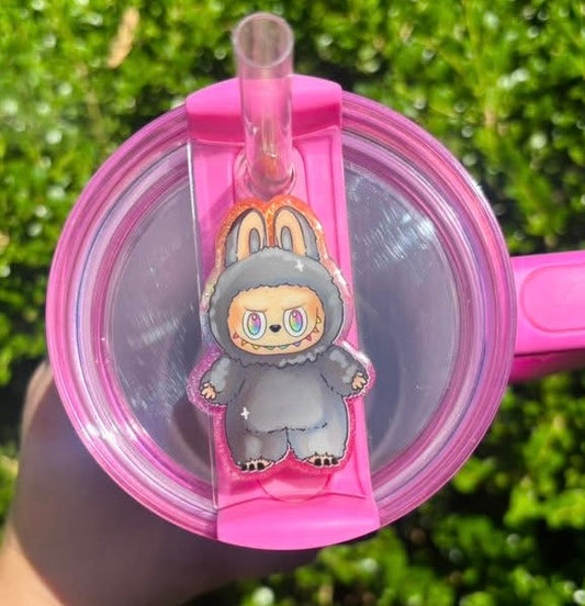Labubu Secret ID 40oz Stanley Tumbler Plate