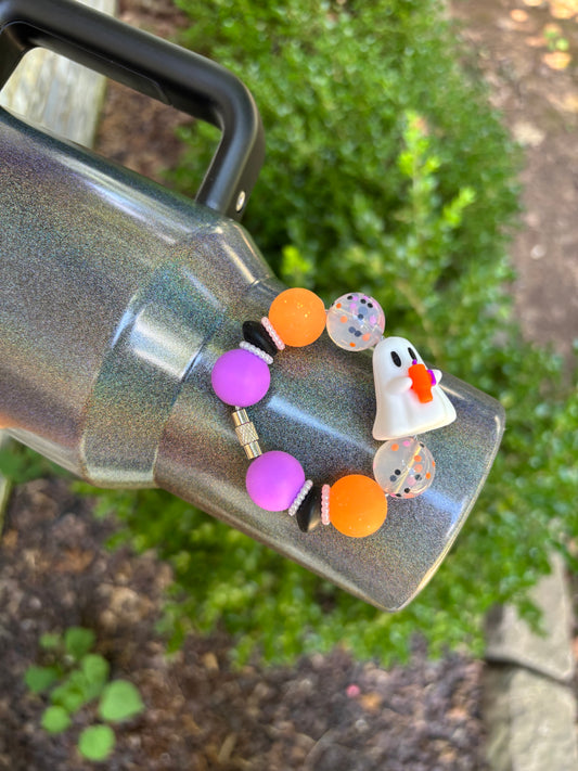 Ghost With Tumbler Charm
