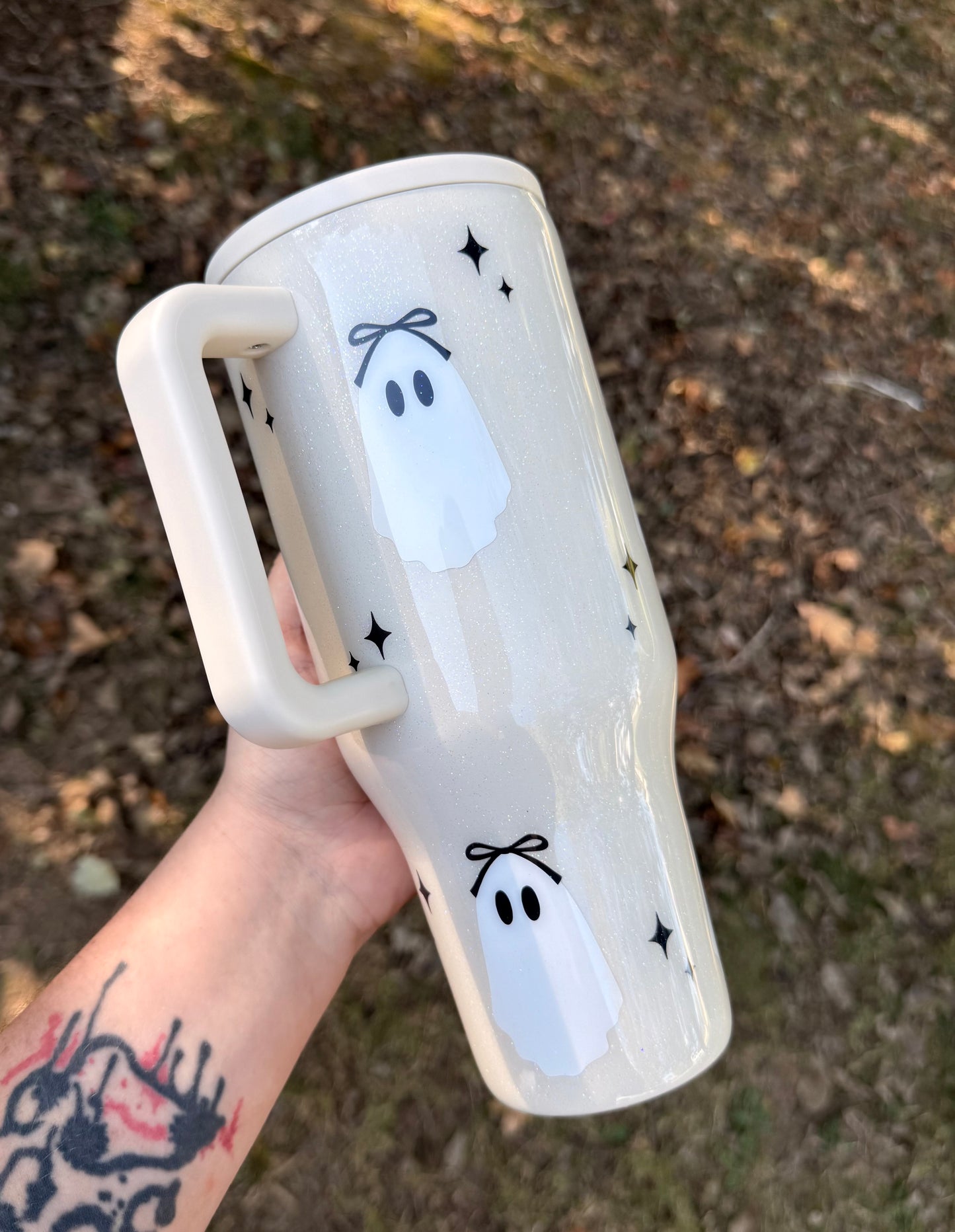 Coquette Ghost Epoxy Tumbler