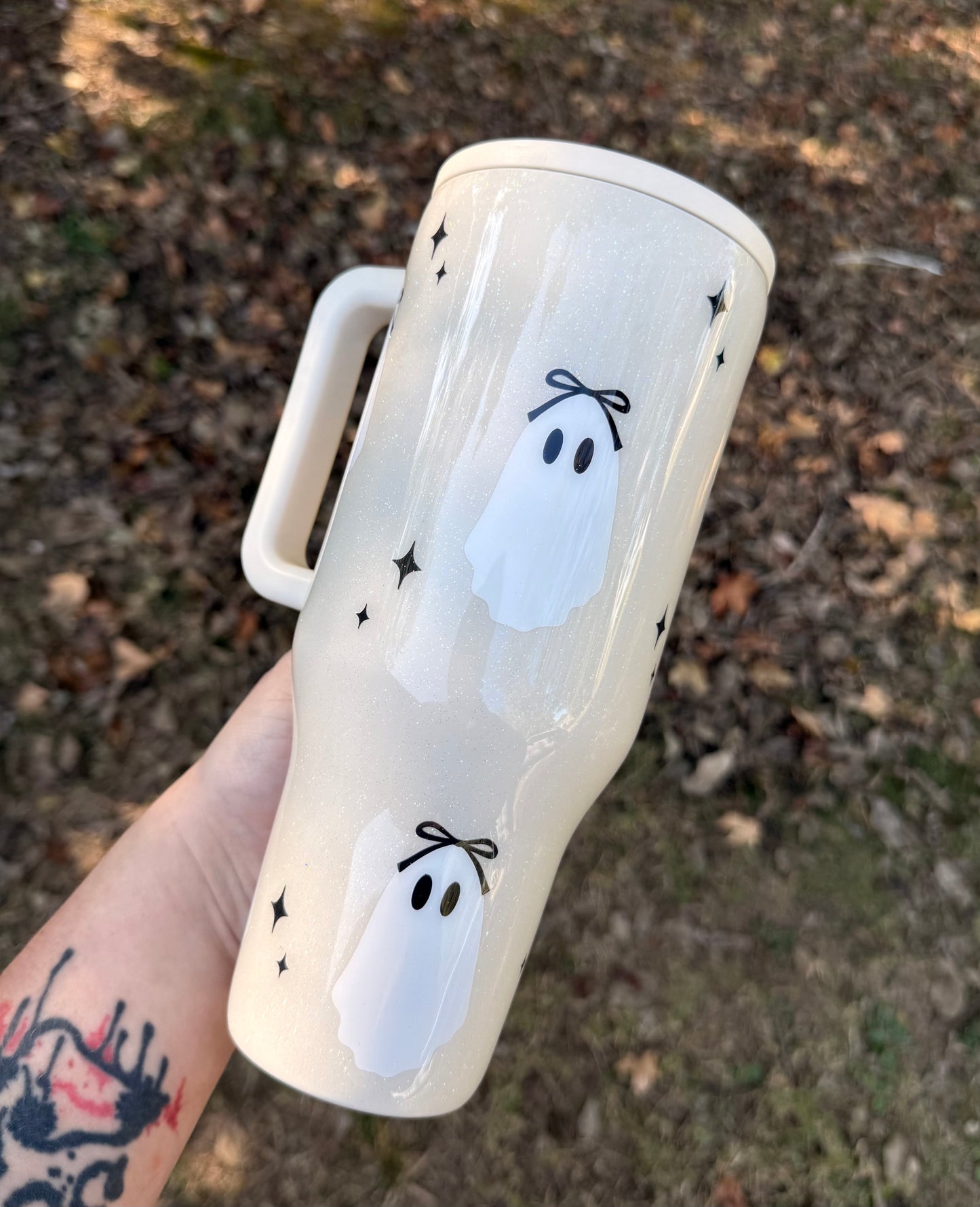Coquette Ghost Epoxy Tumbler