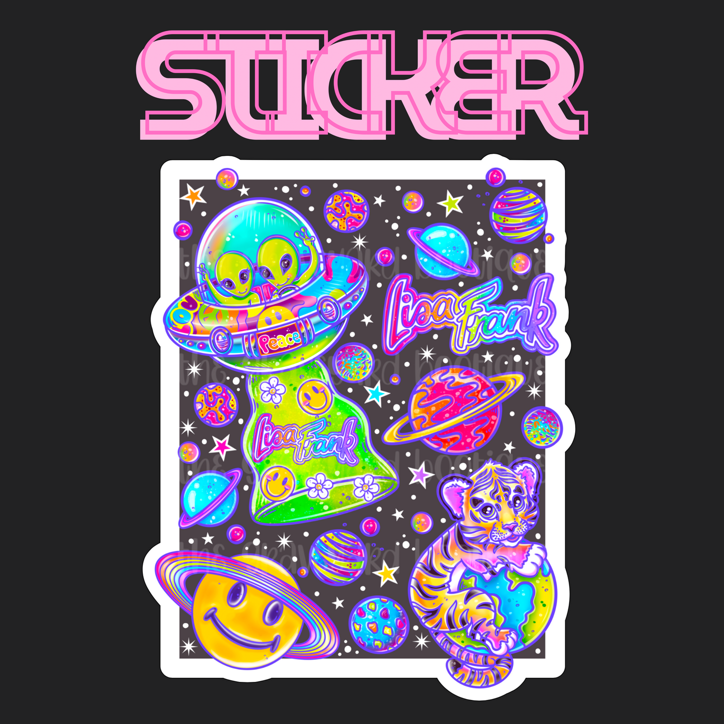 Lisa Frank Sticker