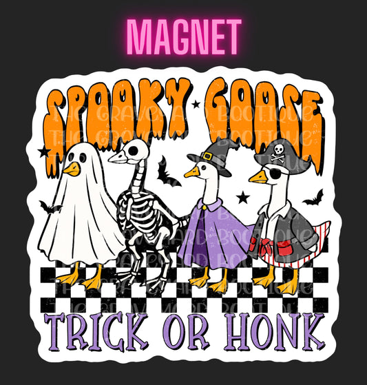 Spooky Goose Magnet