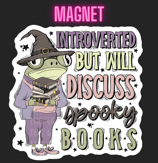 Spooky Books Magnet