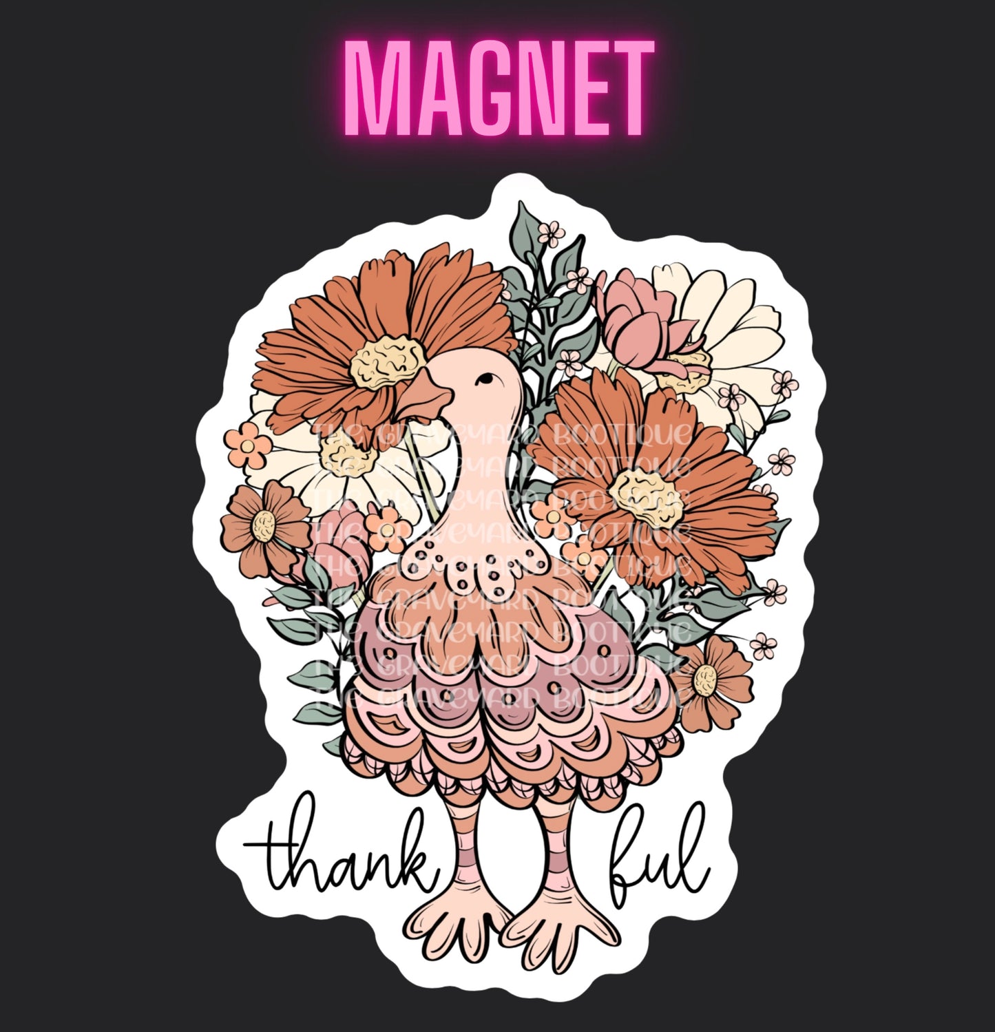 Thankful Turkey Magnet