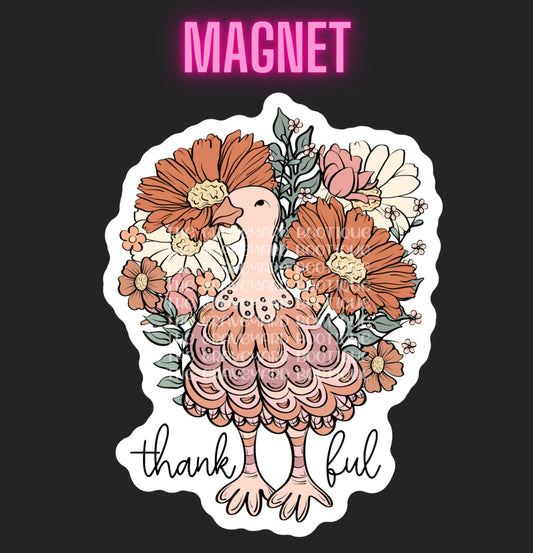 Thankful Turkey Magnet