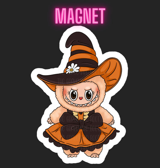 Labubu Witch Magnet