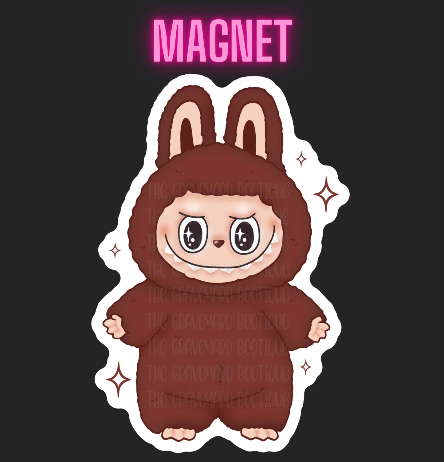 Labubu Macron Magnets