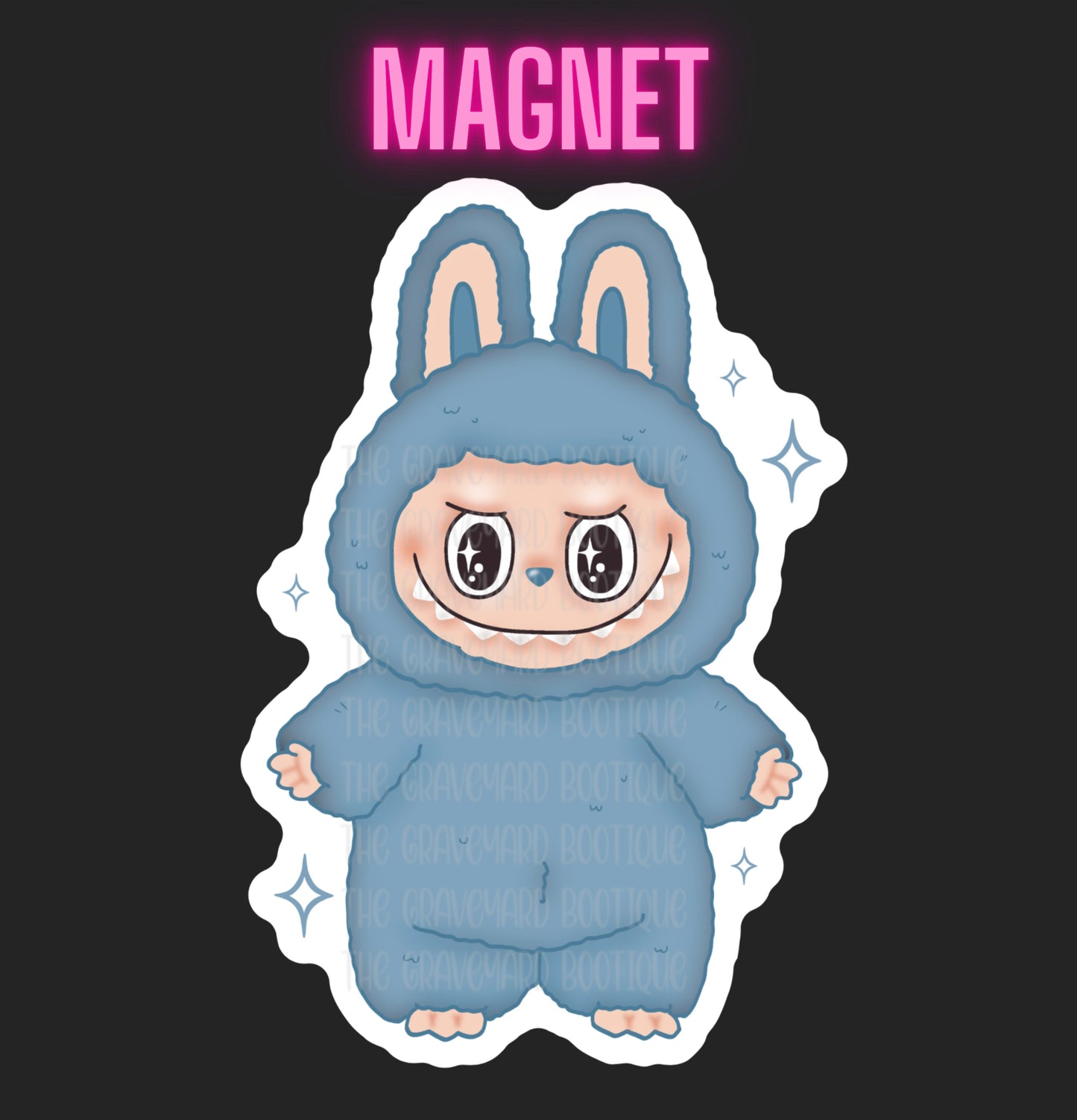 Labubu Macron Magnets