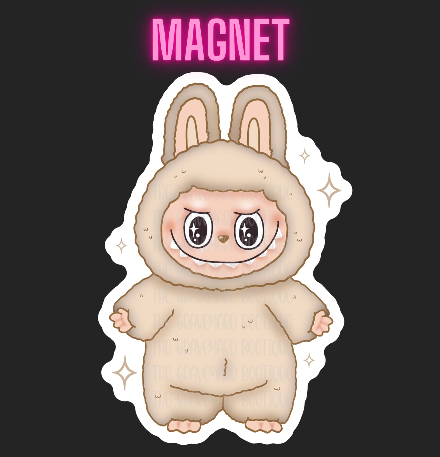 Labubu Macron Magnets