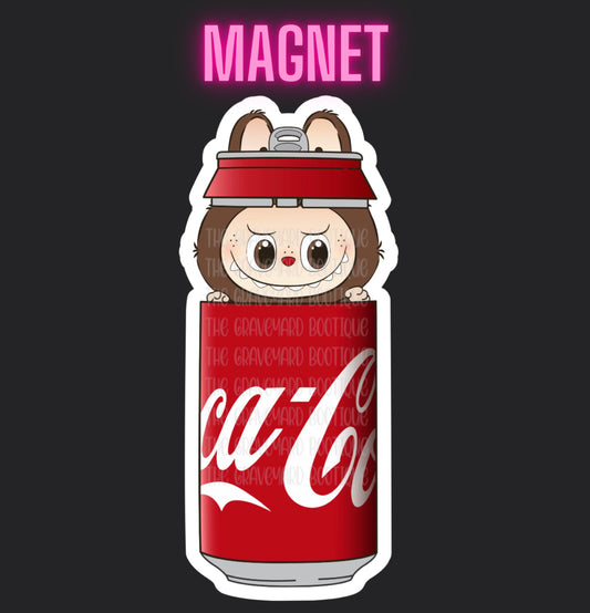 Coke Labubu Magnet