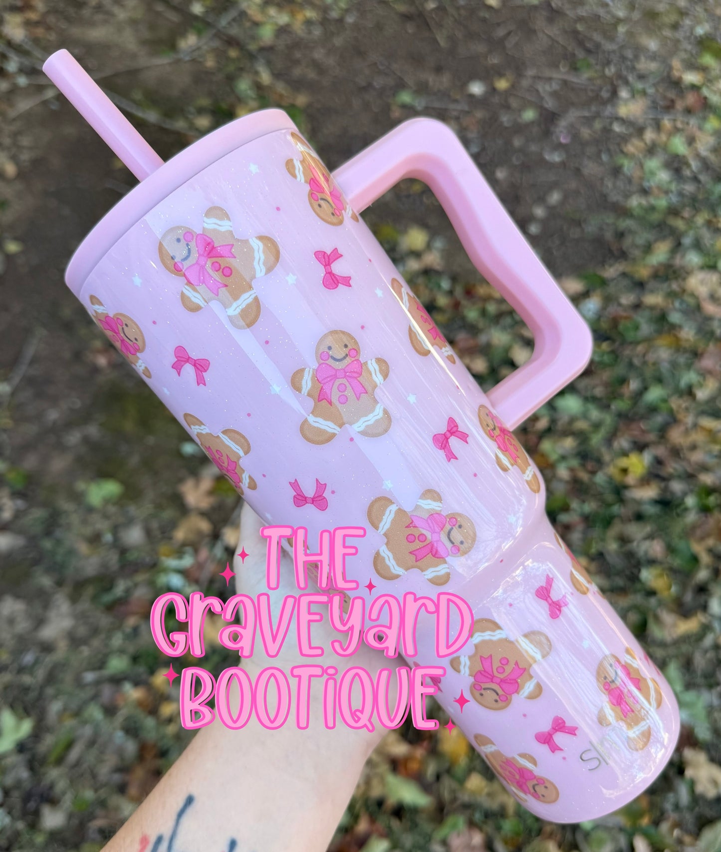 Coquette Gingerbread Epoxy Tumbler